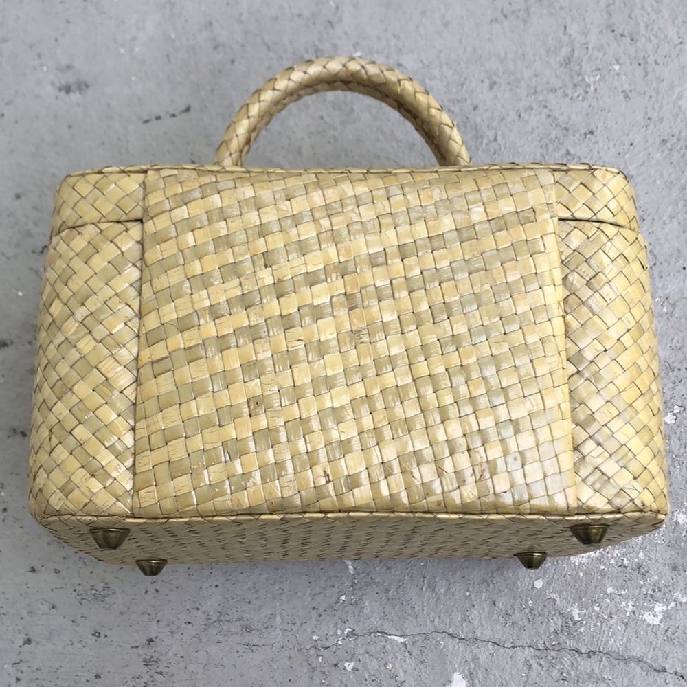 1960s woven bag  - Picture 4 of 9